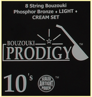 Χορδές Prodigy 10's Phosphor Bronze CREAM Set για 8χορδο Μπουζούκι | ΧΟΡΔΕΣ στο Bouzouki Luthier