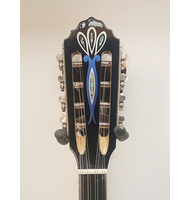 Χειροποίητο 8-χορδο Μπουζούκι με Abalone ''Παγώνι'' - Custom Professional | Μπουζούκια 8-χορδα στο Pegasus Music Store