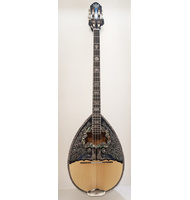 Χειροποίητο 8-χορδο Μπουζούκι με Abalone ''Παγώνι'' - Custom Professional | Μπουζούκια 8-χορδα στο Pegasus Music Store