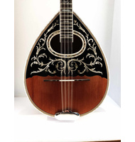 Handmade 8-string bouzouki with a cedar top and pearloid frame around the top | Bouzouki 8-strings στο Pegasus Music Store