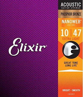 Elixir Strings Phosphor Bronze Acoustic Guitar 10-47. | ΧΟΡΔΕΣ στο Pegasus Music Store