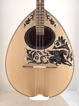 Χειροποίητο 8-χορδο Μπουζούκι Advanced White Pegasus | 3ΧΟΡΔΑ στο Pegasus Music Store