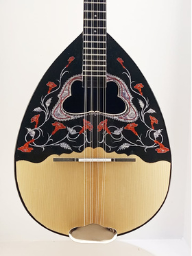 Greek Handmade 8-string Bouzouki Eco Red Flower 2 | 4ΧΟΡΔΑ στο Pegasus Music Store