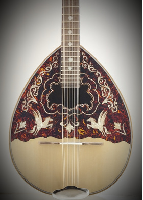 Bouzouki Greek handmade 8 strings with Celluloid Pegasus | 4ΧΟΡΔΑ στο Pegasus Music Store