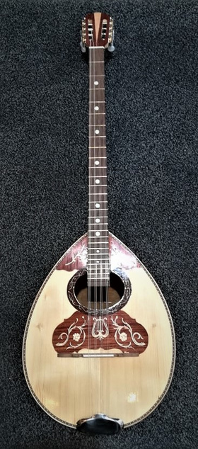 Χειροποίητο μπουζούκι ''WM15 flower'' | 4ΧΟΡΔΑ στο Bouzouki Luthier