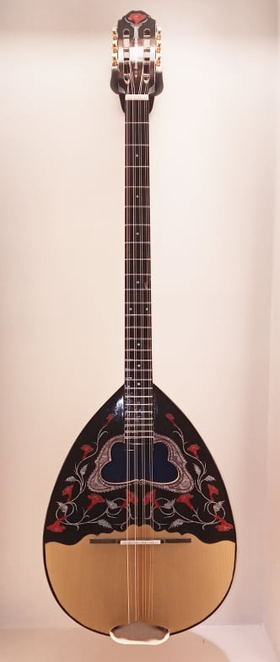 Greek Handmade 8-string Bouzouki Eco Red Flower 2 | 4ΧΟΡΔΑ στο Pegasus Music Store